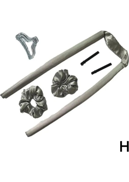 H Tarzı Isısız Kıvırma Çubuğu Saç Maşaları Saç Rulo Kafa Bandı Tembel Bigudi Isısız Saç Kıvırma Şerit Kıvırcık Saç Aracı Saç Kıvırcık Yapmak (Yurt Dışından)