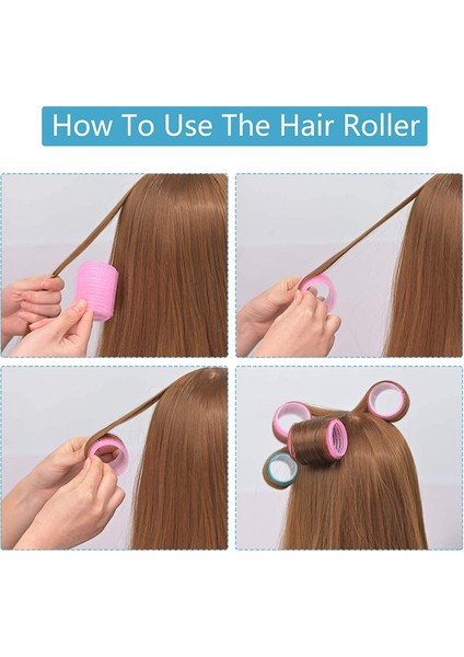 4.8cm x 6pcs Tarzı Saç Silindirleri Kendinden Tutuşlu Saç Bukle Maşaları Tembel Bigudi Ipek Kıvırma Kurdelesi Saç Silindiri Isısız Kıvırma Çubuğu Kafa Bandı Saç Şekillendirme Araçları (Yurt Dışından) modelleri