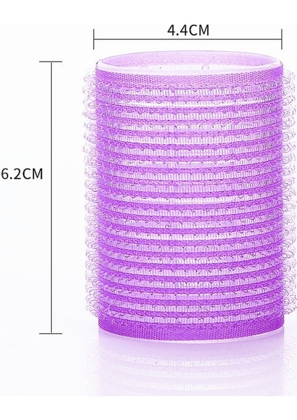 1pc 3.2x6.2cm Rastgele Stil Hair Rollers Hairdressing Professional Sticky For Dıy Multi Size Salon Tool Large Hair Rollers Color Curlers Self Grip Holding (Yurt Dışından)