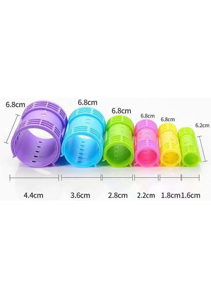 16 mm Rastgele Renk Stili Geçmeli Saç Rulosu Kuaförlük Evde Kullanım Dıy Buhar Perma Esnek Çubuklar Klipsli Kelepçeler Sihirli Kendinden Yapışkanlı Rulo (Yurt Dışından) indirimleri