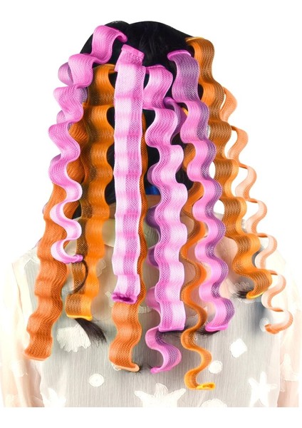 Mavi ve Sarı Tarzı Sihirli Saç Bigudi Saça Zarar Vermez Dıy Dalga Kıvırma Silindirleri Taşınabilir Saç Modeli Çubukları 30CM Dayanıklı Kıvırma Saç Şekillendirme Araçları (Yurt Dışından) modelleri