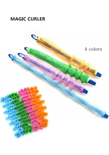 Mavi ve Sarı Tarzı Sihirli Saç Bigudi Saça Zarar Vermez Dıy Dalga Kıvırma Silindirleri Taşınabilir Saç Modeli Çubukları 30CM Dayanıklı Kıvırma Saç Şekillendirme Araçları (Yurt Dışından) indirimleri