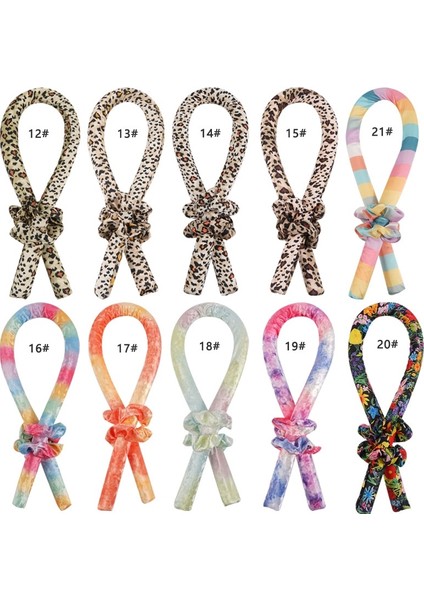 No.21 Tarzı Isısız Kıvırma Çubuğu Kafa Bandı Isı Bukleler Yok Şerit Saç Silindirleri Uyku Yumuşak Kafa Bandı Saç Maşaları Dıy Saç Şekillendirici Araçları (Yurt Dışından) fırsatları