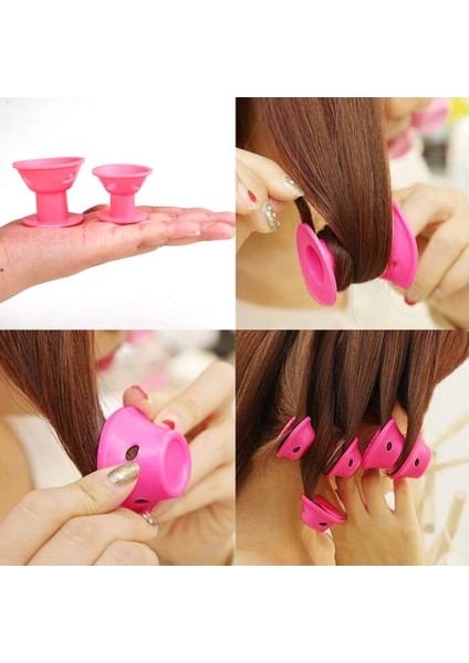2pcs Big Style Pcs Magic Hair Curlers Roller Silicone Soft Rubber Magic Curler Clip Sleep Styler Hair Care Women Styling Dıy Tools (Yurt Dışından) modelleri