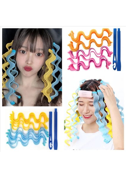 Sarı Stil Et Dıy 30CM Sihirli Saç Kıvırcıklaştırıcılar Taşınabilir Saç Modeli Dalga Şekillendiriciler Dayanıklı Güzellik Makyaj Curling Saç Şekillendirici Araçları (Yurt Dışından) fırsatları