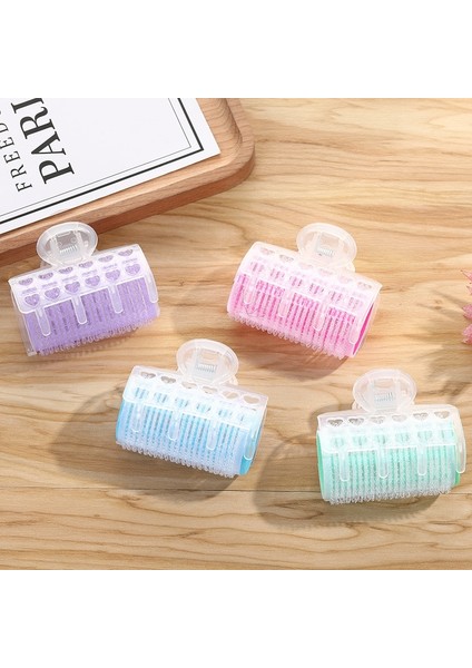 No.4 Tarzı Et Saç Silindirleri Bang Roll Bigudi Saç Bigudi Plastik Kendinden Yapışkanlı Saç Kıvırma Kuaförlük Aracı Kız Güzellik Şekillendirici Aracı (Yurt Dışından)