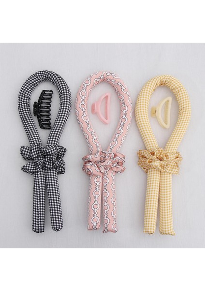 No.7 Tarzı Yeni Kullanımı Kolay Isısız Kıvırma Çubuğu Tembel Bigudi Ipek Kıvırma Kurdelesi Saç Yapma Kıvırcık Dalga Oluşturucular Kafa Bandı Dalga Oluşturucular (Yurt Dışından) modelleri