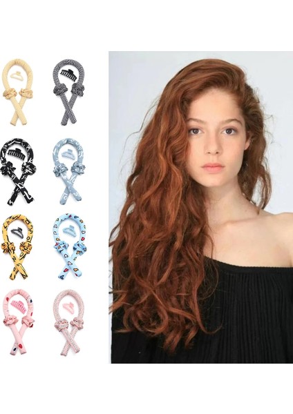 No.7 Tarzı Yeni Kullanımı Kolay Isısız Kıvırma Çubuğu Tembel Bigudi Ipek Kıvırma Kurdelesi Saç Yapma Kıvırcık Dalga Oluşturucular Kafa Bandı Dalga Oluşturucular (Yurt Dışından) indirimleri