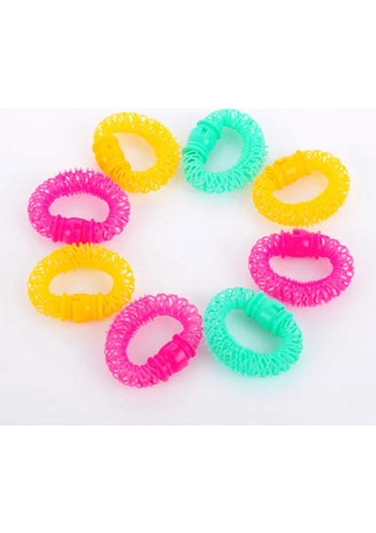 8 Adet Tarzı Yeni Saç Bigudi Saç Donuts Saç Şekillendirici Rulo Kuaför Bendy Bukleler Hiçbir Isı Spiral Bukleler Kadınlar Için Dıy Aracı Saç Aksesuarları (Yurt Dışından)