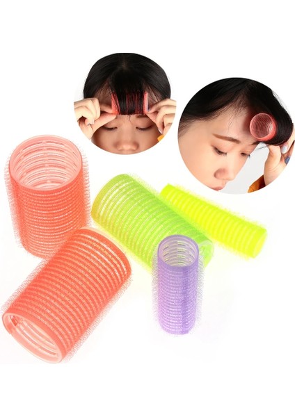 6 Adet 2.5Cm Tarzı Adet Saç Silindirleri Profesyonel Çok Boyutlu Salon Self Kuaförlük Kıvırcıklaştırıcılar Kadın Saç Şekillendirme (Yurt Dışından) fırsatları