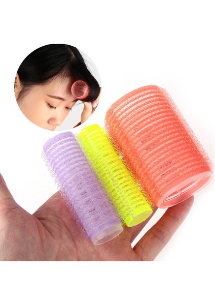 6 Adet 2.5Cm Tarzı Adet Saç Silindirleri Profesyonel Çok Boyutlu Salon Self Kuaförlük Kıvırcıklaştırıcılar Kadın Saç Şekillendirme (Yurt Dışından) indirimleri