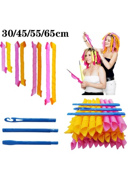 55CM 20 Adet Tarzı Dıy Sihirli Saç Bigudi Isısız Saç Silindirleri Kıvırcıklaştırıcılar Saç Modeli Rulo Çubukları Dalga Şekillendiriciler Kıvırma Çubukları Saç Şekillendirme Araçları (Yurt Dışından) fiyatları