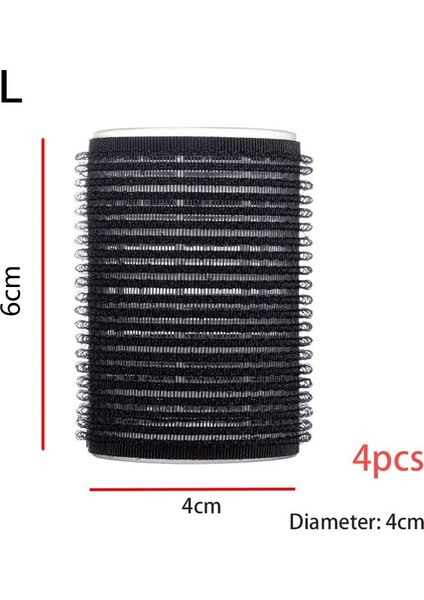 4 Adet 4Cm Tarzı Adet Saç Silindirleri Profesyonel Çok Boyutlu Salon Self Kuaförlük Kıvırcıklaştırıcılar Kadın Saç Şekillendirme Araçları Rastgele Renkte Göndermek (Yurt Dışından)