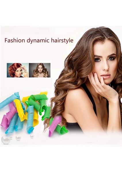 55CM 18 Adet Tarzı Saç Silindirleri (Cm) Salyangoz Şekli Dalga Şeklinde Değil Spiral Yuvarlak Bukleler Saç Bigudi Yumuşak Saç Bigudi Sihirli Saç Aletleri (Yurt Dışından) fiyatları