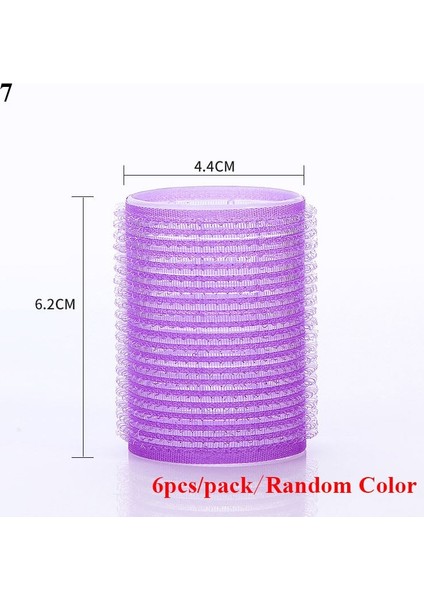 No.7 Tarzı Saç Silindirleri Kendinden Tutuşlu Saç Maşaları Tembel Bigudi Ipek Kıvırma Kurdelesi Saç Silindiri Isısız Kıvırma Çubuğu Kafa Bandı Şekillendirme Aracı (Yurt Dışından)