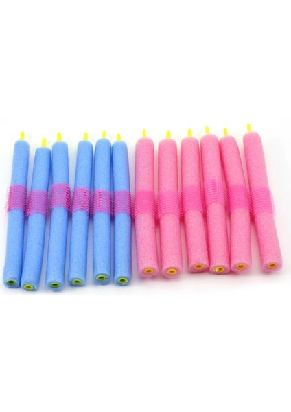 12 Adet Tarzı Oft Köpük Kıvırıcı Makineleri Bendy Büküm Bukleler Aracı Dıy Şekillendirici Saç Silindirleri Saç Bukle Makineleri Aracı Şekillendirici Silindirler Sünger (Yurt Dışından)