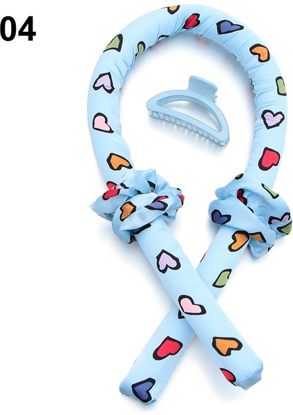 No.4 Tarzı Yeni Kullanımı Kolay Isısız Kıvırma Çubuğu Tembel Bigudi Ipek Kıvırma Kurdelesi Saç Yapma Kıvırcık Dalga Oluşturucular Kafa Bandı Dalga Oluşturucular (Yurt Dışından)