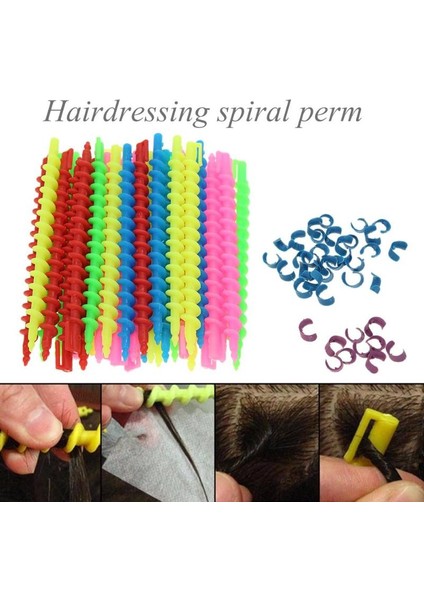 No.2 Tarzı Pcs Plastik Saç Perma Çubukları Uzun Spiral Saç Perma Çubukları Kuaförlük Şekillendirici Saç Bigudi Silindirleri Dıy Salon Aracı (Yurt Dışından)