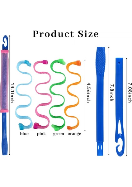 12 Adet Tarzı 24 Adet Saç Maşaları Spiral Bukleler Isı Dalgası Yok Saç Maşaları Şekillendirme Kiti Spiral Saç Bukle Maşaları Witeces Şekillendirme Kancaları (Yurt Dışından) fiyatları