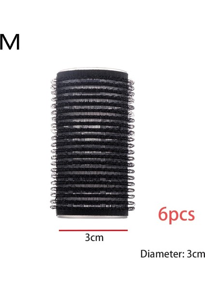 6 Adet M Tarzı Sıcak Satış ve Çok Boyutlu Rastgele Renk Büyük Kendinden Kavramalı Saç Silindirleri Pro Salon Kuaförlük Maşaları Kuaför Araçları (Yurt Dışından)