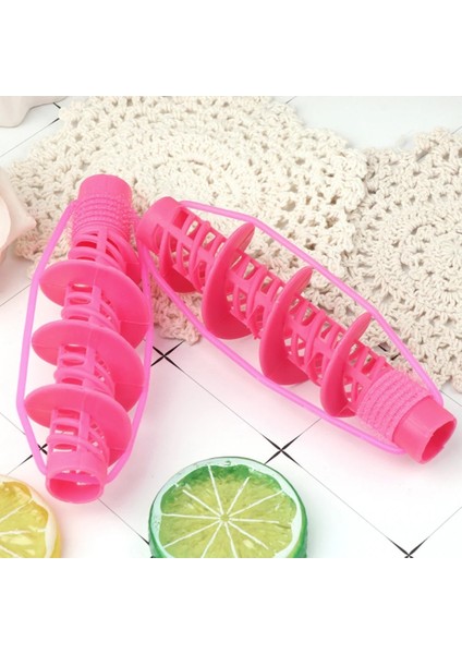 4 Adet Tarzı 4 Adet Saç Silindirleri Spiral Kıvırma Dıy Aracı Kuaförlük Isı Yok Klipssiz Şekillendirici Bukleler Rulo Saç Bigudi Saç Silindirleri Bigoudis (Yurt Dışından) indirimleri