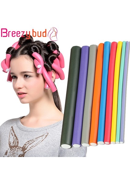 1.8cm-6pcs-Rastgele Stil Lot Isısız Kıvırma Çubuğu Yumuşak Sünger Saç Bigudi Rulo Köpük Bendy Büküm Bukleler Aracı Dıy Saç Şekillendirici Kuaförlük Araçları (Yurt Dışından) modelleri
