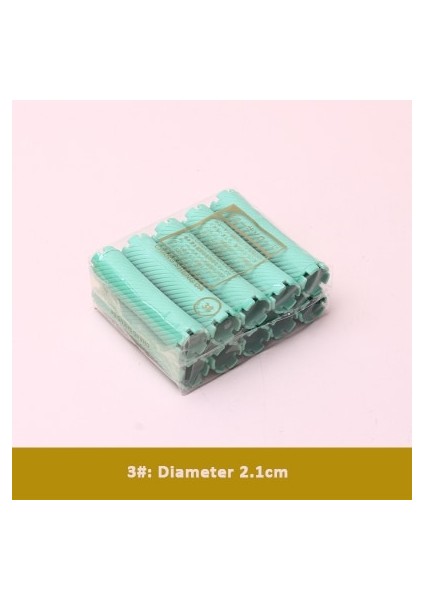 No.3 Tarzı Saç Silindirleri ve Lastik Bant Güzellik Seti Saç Silindirleri Bukle Maşaları Kuaförlük Soğuk Perma Çubuğu Kabarık Dalgalı Saç Yapıcı Kıvırma UN855 (Yurt Dışından)