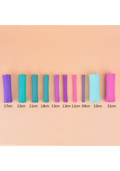 No.3 Tarzı Saç Silindirleri ve Lastik Bant Güzellik Seti Saç Silindirleri Bukle Maşaları Kuaförlük Soğuk Perma Çubuğu Kabarık Dalgalı Saç Yapıcı Kıvırma UN855 (Yurt Dışından) modelleri