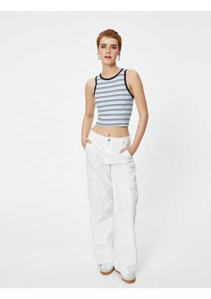 Crop Atlet Slim Fit Ribanalı fiyatları