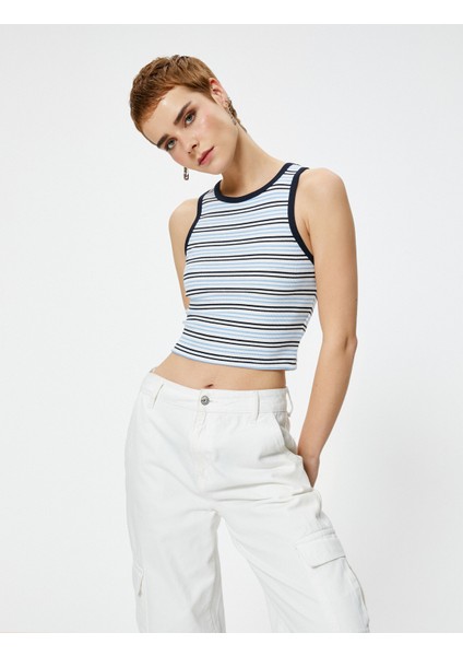 Crop Atlet Slim Fit Ribanalı modelleri