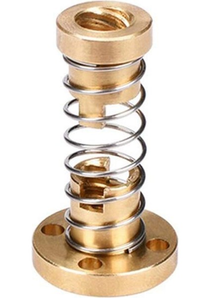 T8 Anti Boşluklu Yaylı Somun Pitch 2mm Kurşun 8mm Eleme Uzay Somunu 8mm Dişli Çubuk Kurşun Vidalar Dıy (Yurt Dışından) fırsatları