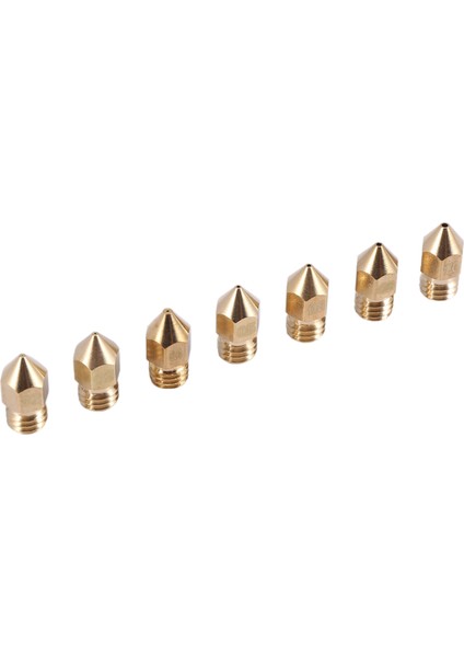 22 Parça 3D Yazıcı Nozulları Mk8 Nozul 0,2 Mm, 0,3 Mm, 0,4 Mm, 0,5 Mm, 0,6 Mm, 0,8 Mm, 1,0 mm Ekstruder Baskı Kafası, 3D Yazıcı Için Ücretsiz Saklama Kutusu ile -10 (Yurt Dışından)