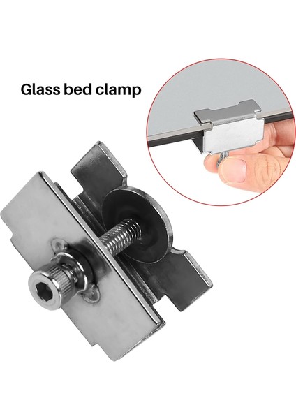 3/3 Pro/v2/3s, 5/pro, Ayarlanabilir 3D Yazıcı Klips Kelepçe Aksesuarları, 4 Adet ile Uyumlu Cam Yatak Klipsi (Yurt Dışından) fırsatları