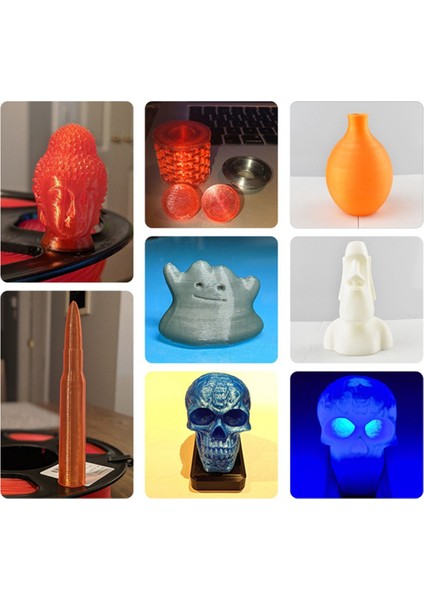 3D Yazıcı Filamenti, Petg Filamenti, 3D Yazıcı Için 1.75MM Filament 1kg Makara Petg Beyaz (Yurt Dışından)