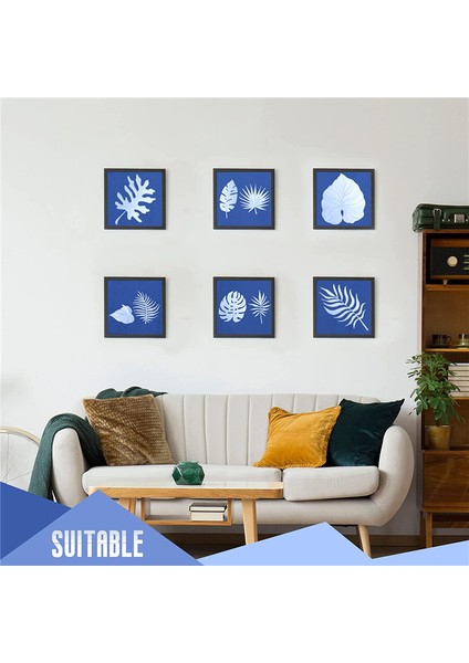 60 Yaprak Sun Sanat Kağıdı Mavi Formatlı Kağıt A5 Yüksek Hassasiyetli Sun Kağıdı (3,9 x 3,9 Inç) (Yurt Dışından)