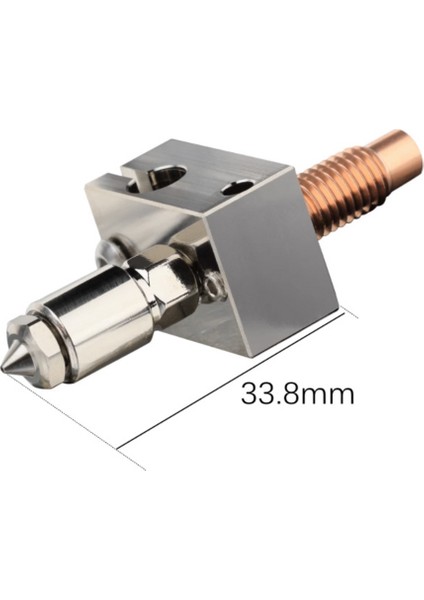 Yüksek Hızlı 3D Baskı Için V6 / Rapido Hot End'in Süper Akışını Artırmak ve Cht Nozullarına Uyum Sağlamak Için V6 Pro Adaptörü Için (Yurt Dışından) fırsatları