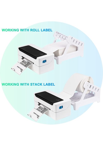 Rulo ve Yelpaze Kıvrımlı Termal Etiketler Için Nakliye Etiketi Tutucusu Masaüstü Etiket Yazıcısıyla Çalışır (Yurt Dışından) fırsatları