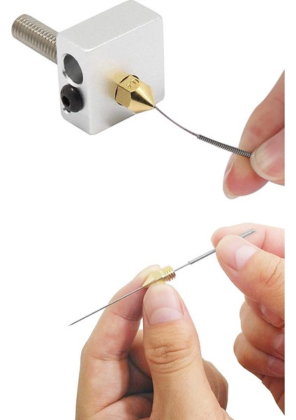 24 Adet Mk8 Pirinç Meme 3D Yazıcılar Için Hotend 1.75 mm Filament J-Kafa CR10 Isı Bloğu Ender3 Hotend M6 Konu (Yurt Dışından)