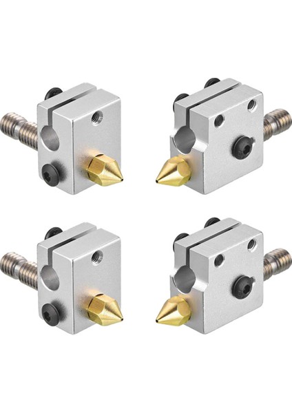24 Adet Mk8 Pirinç Meme 3D Yazıcılar Için Hotend 1.75 mm Filament J-Kafa CR10 Isı Bloğu Ender3 Hotend M6 Konu (Yurt Dışından)