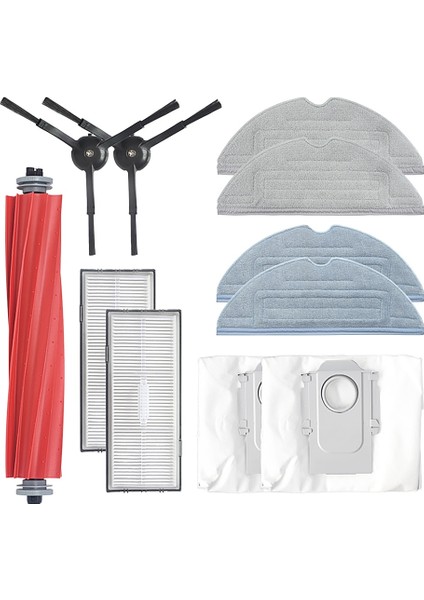 Taş Için G10S/S7 Maxv Ultra Robot Vakum Parçaları Ana Fırça Yan Fırça Filtresi (Yurt Dışından)