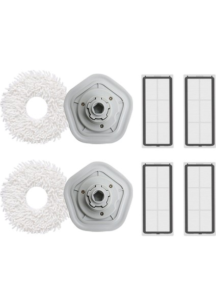 Adet W10/W10 Pro Robotlu Süpürge Yıkanabilir Hepa Filtre Paspas Bezi Yedek Yedek Parça (Yurt Dışından)
