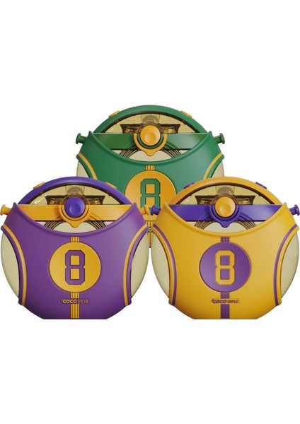 CS 00008 Mor 630 ml Straw Basketball Tritan Matara
