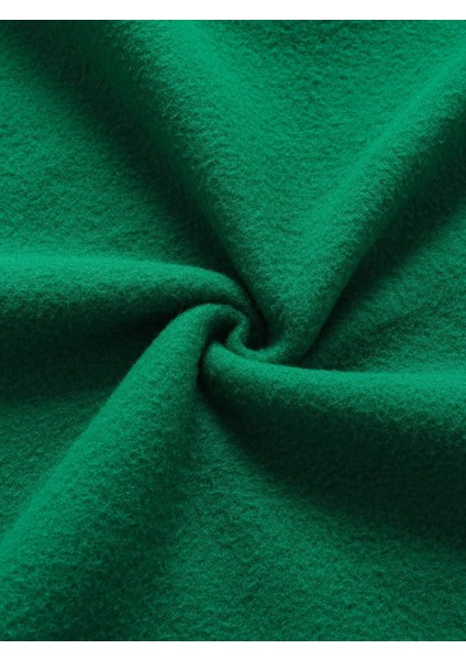 Unisex Kadın Yeşil Düz Renk Günlük Hoodie Bol Kesim Sweatshirt Içi Polarlı Oversize Kapüşonlu modelleri