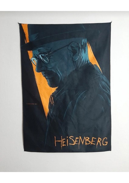 Breaking Bad - Heisenberg - I Did It For Me Desenli Tasarım Duvar Halısı
