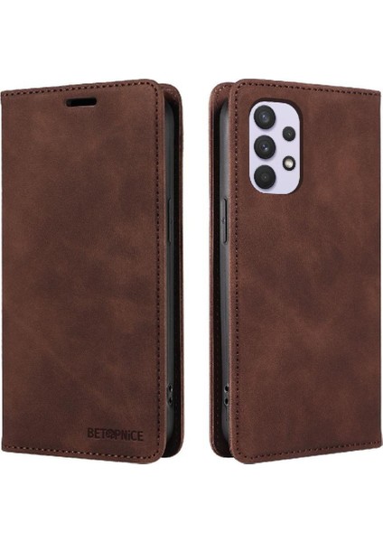 Samsung Galaxy A32 4g Pu Deri Koruyucu Manyetik Folio Cüzdan (Yurt Dışından)