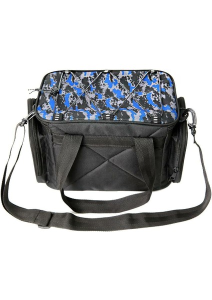 Baskılı Helper Bag Balıkçı Çantası - Blue Camo