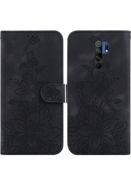 Xiaomi Redmi 9 Için Kılıf Kabartmalı Lily Premium Pu Deri Cüzdan Stili Kart Tutuculu ve Standlı Çevirmeli Telefon Kılıfı (Yurt Dışından) indirimleri