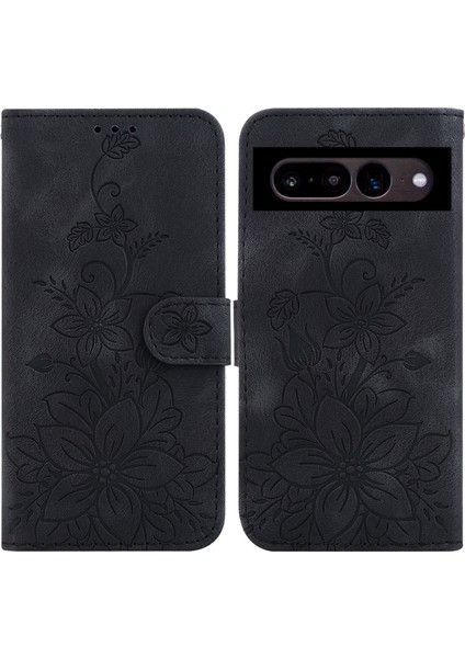 Google Pixel 7 Pro Için Kılıf Kabartmalı Lily Premium Pu Deri Cüzdan Stili Kart Tutuculu ve Standlı Çevirmeli Telefon Kılıfı (Yurt Dışından) indirimleri