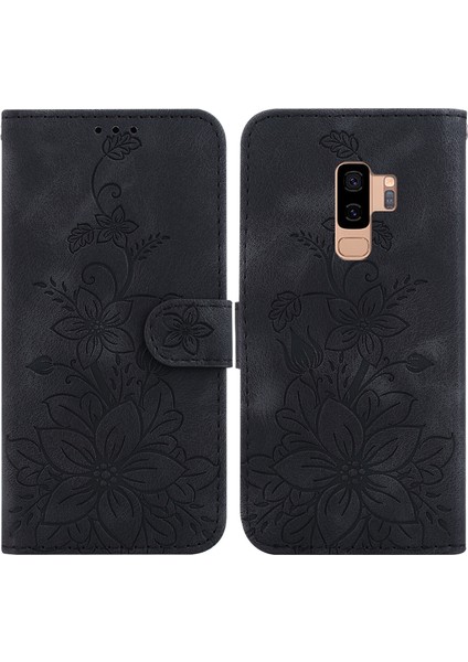 Samsung Galaxy S9 Plus Için Kılıf Kabartmalı Lily Premium Pu Deri Cüzdan Stili Kart Tutuculu ve Standlı Çevirmeli Telefon Kılıfı (Yurt Dışından) indirimleri