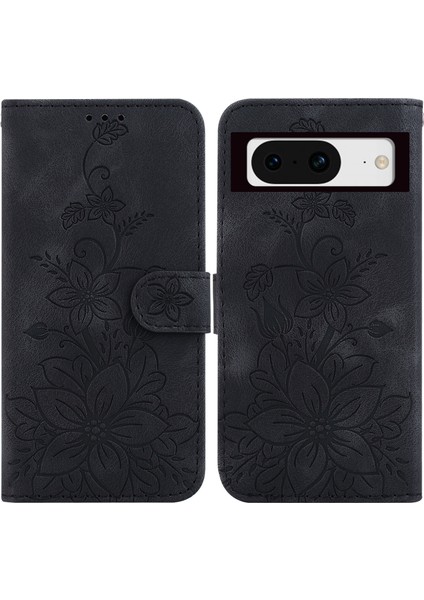 Google Pixel 8 Için Kılıf Kabartmalı Lily Premium Pu Deri Cüzdan Stili Kart Tutuculu ve Standlı Çevirmeli Telefon Kılıfı (Yurt Dışından) indirimleri